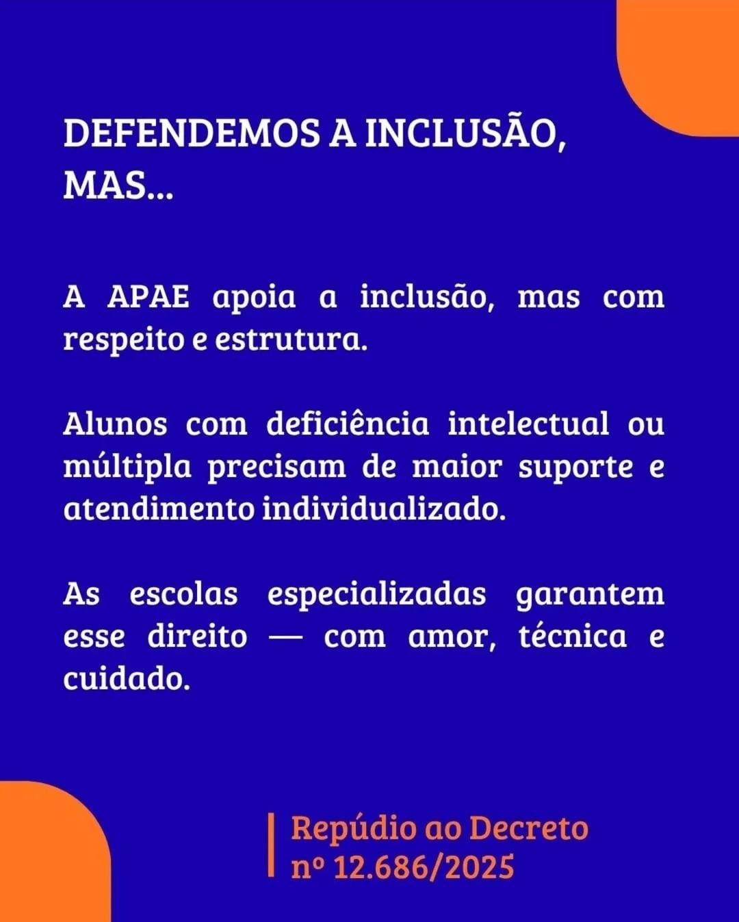 Nossa Posição sobre Inclusão