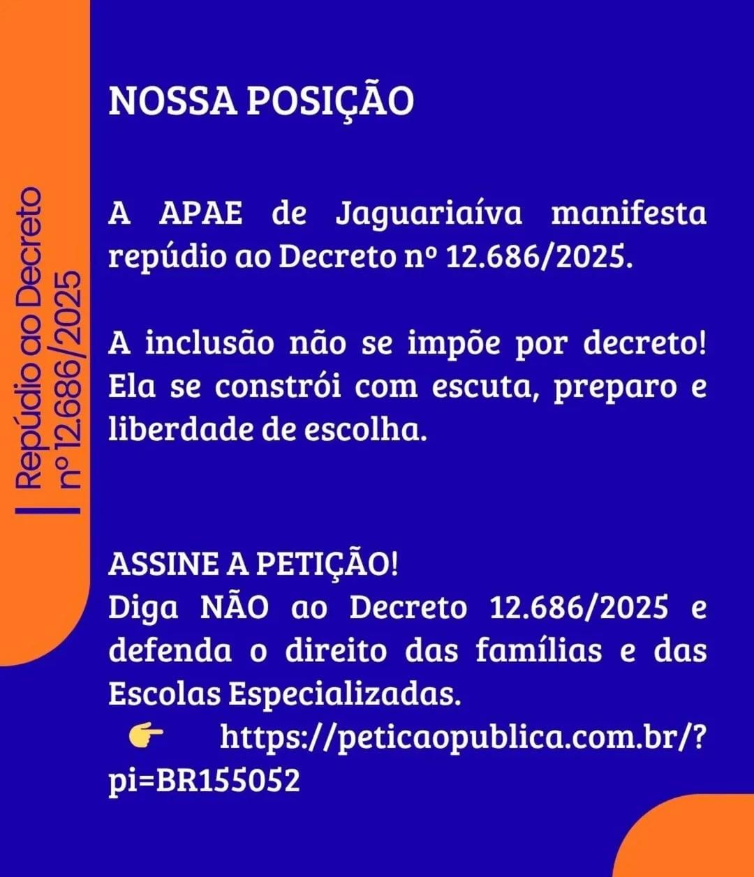 Assine a Petição